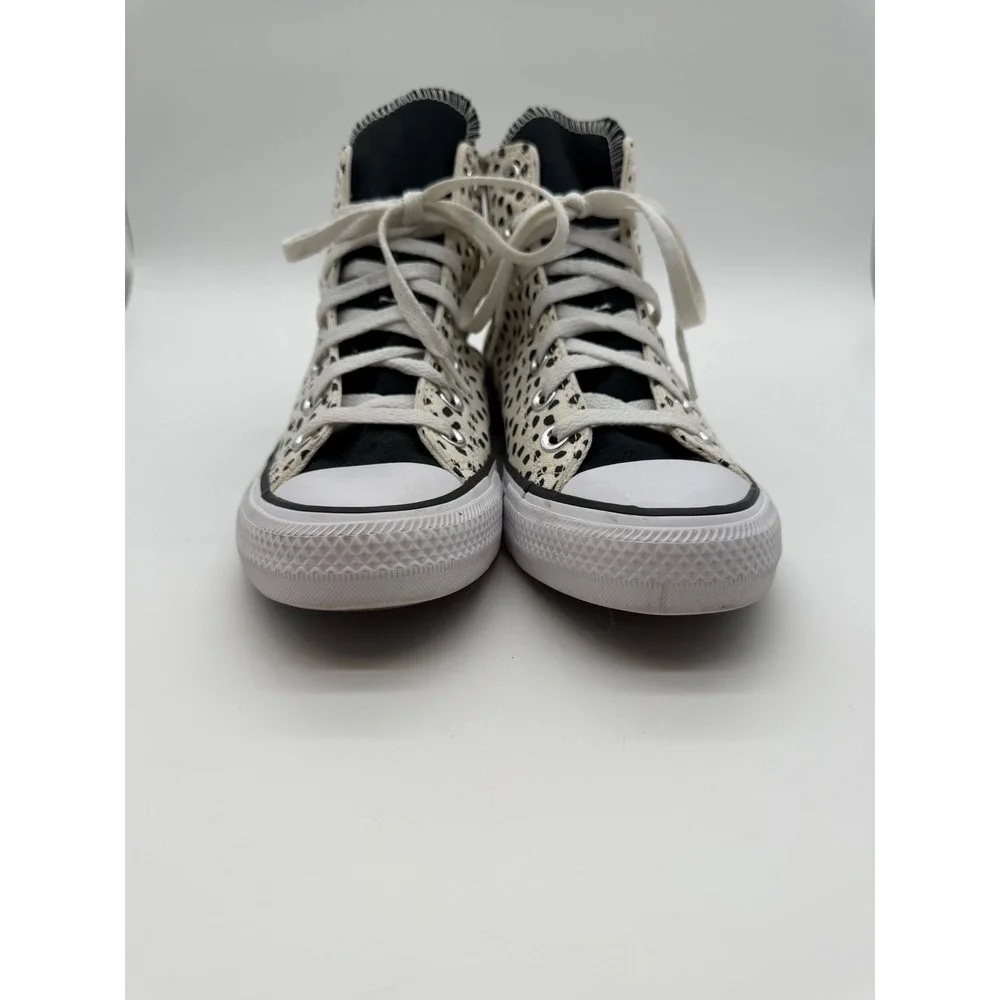 Converse Chuck Taylor All Star High Top Dalmatian Polka Dot Sneakers Womens 8